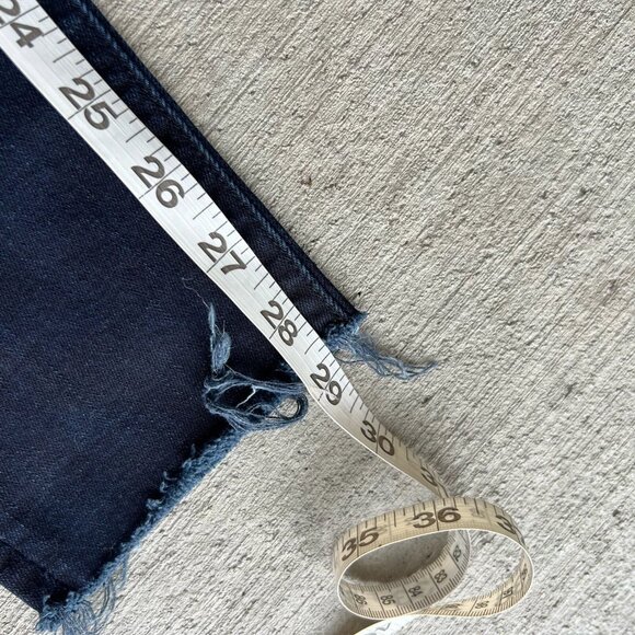 Mother Women’s High Waisted Looker Ankle Skinny Jeans Dark Gray Wash Size 26 - Picture 5 of 6